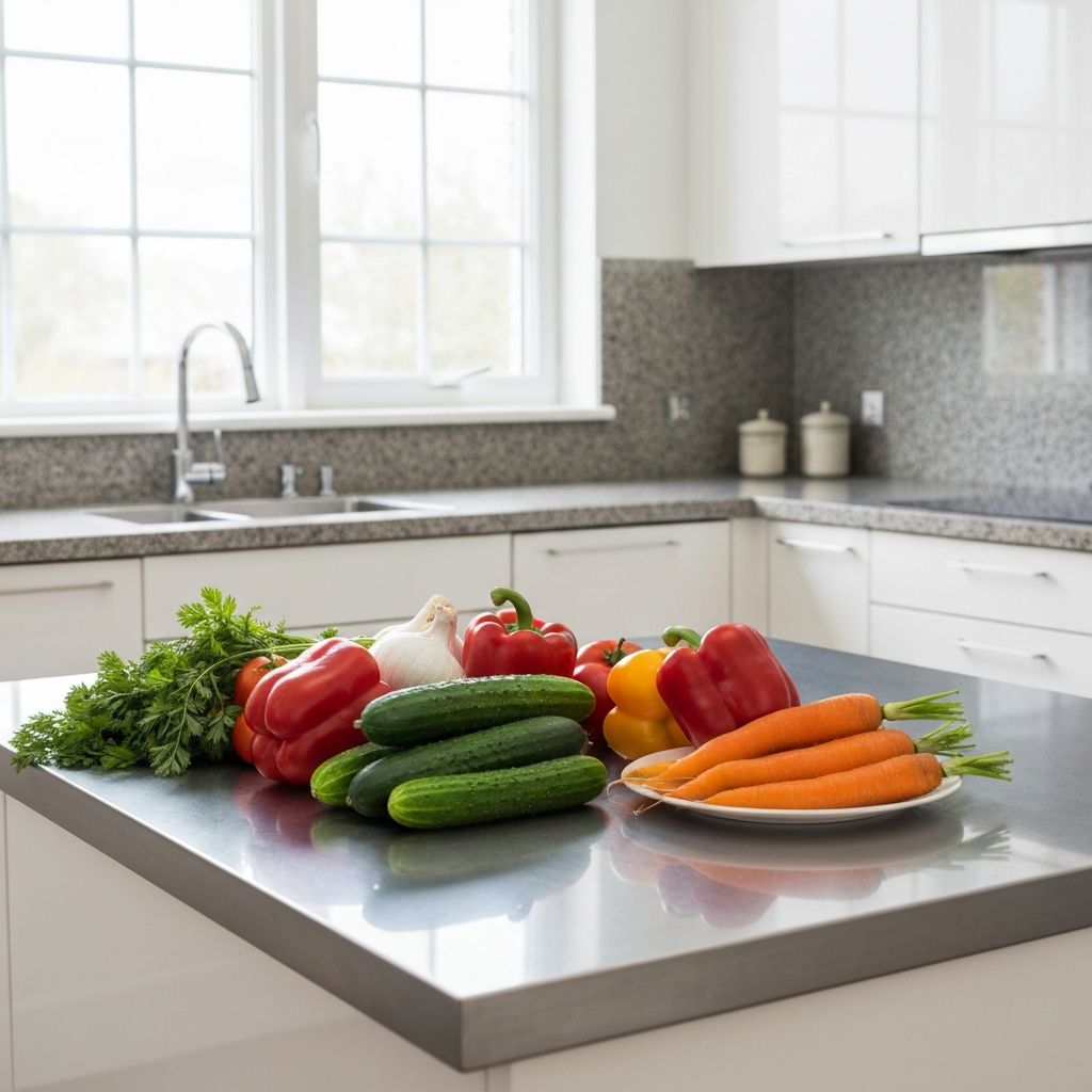 Healthy balanced meal preparation